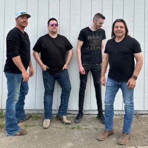 Brushville sitting in a field
